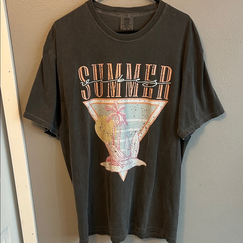 Comfort Colors Summer Vibes graphic tee